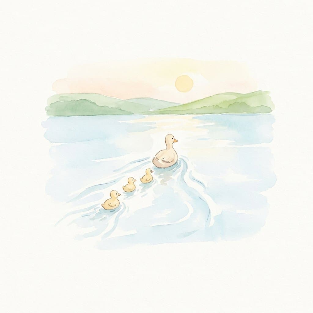 away flashcard illustration