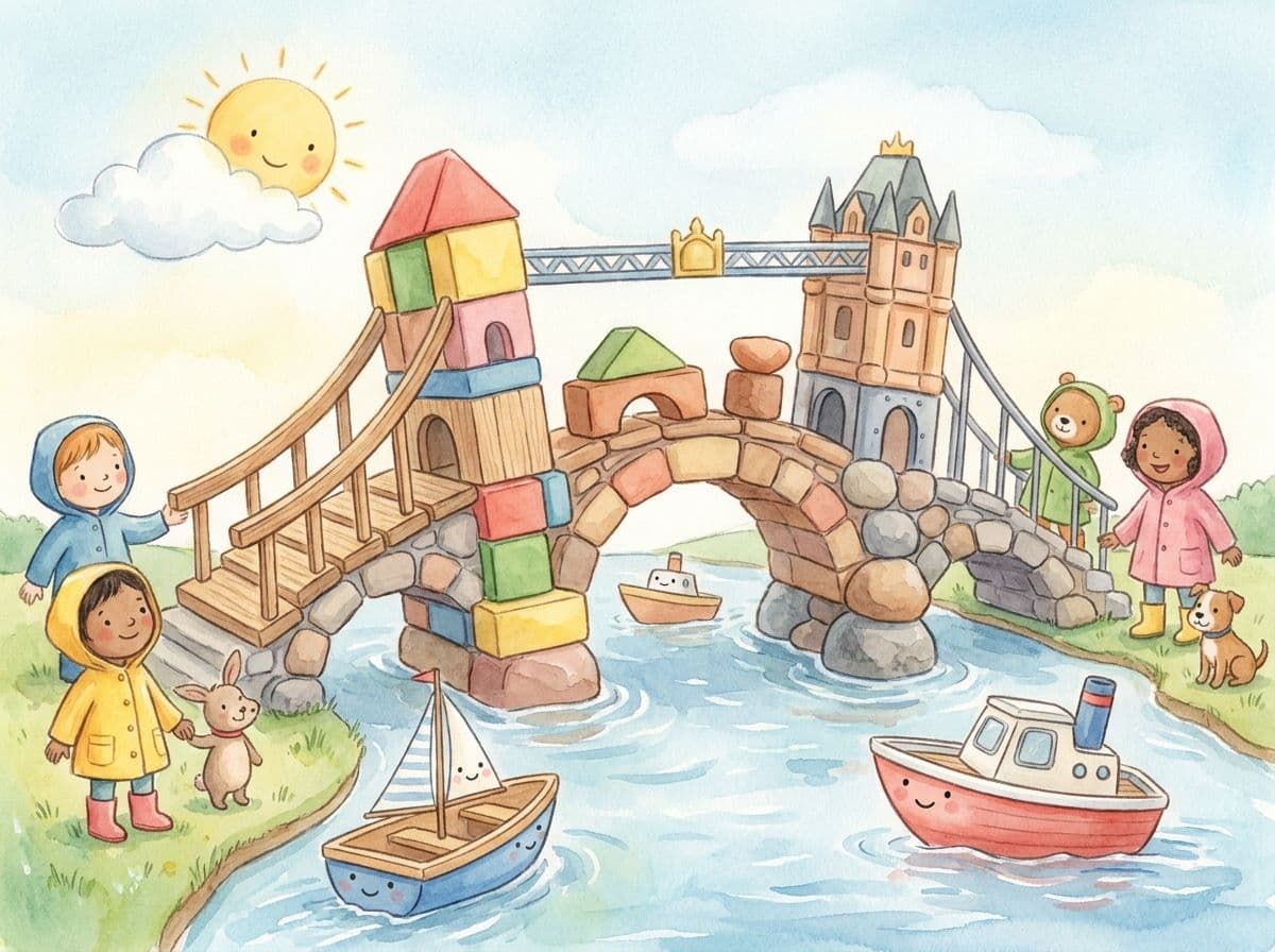 London Bridge Is Falling Down printable flashcards cover