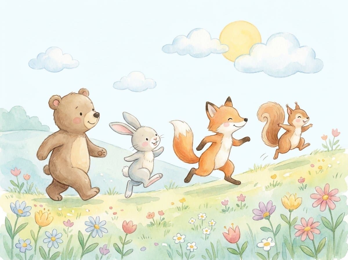 Walking Walking printable flashcards cover