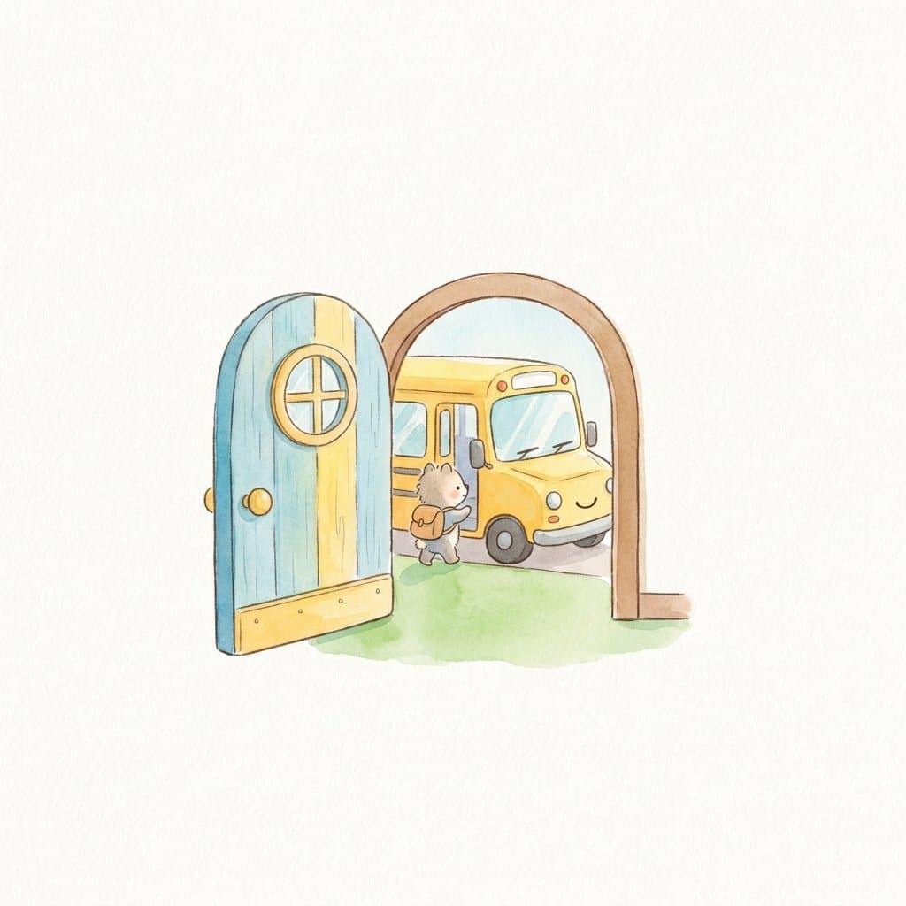 door flashcard illustration